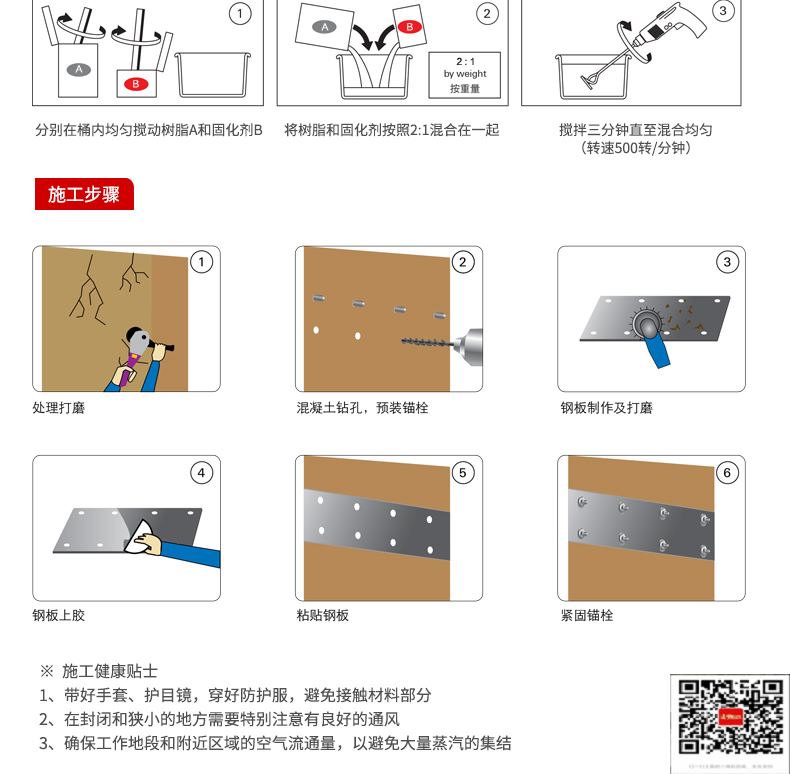 包钢沙湾粘钢加固施工过程